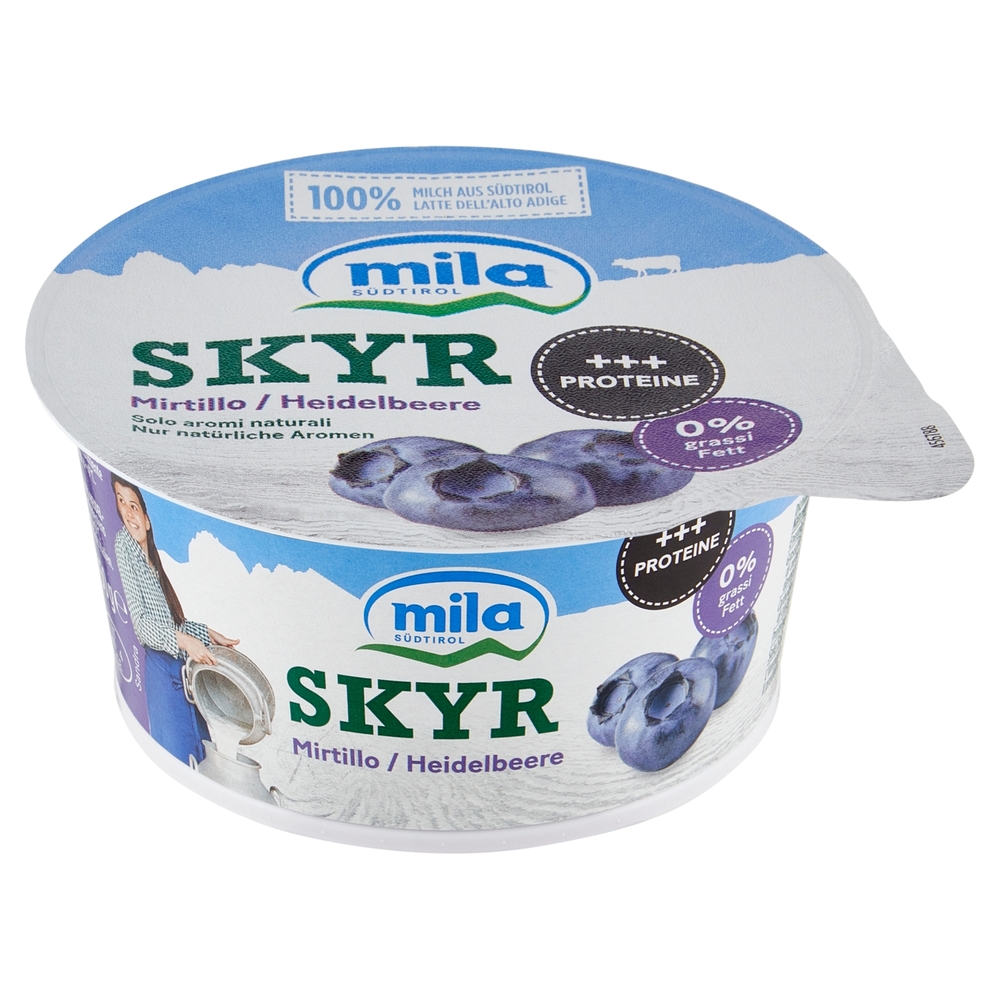 Mila Skir Yogurt al Mirtillo Nero, 150 g